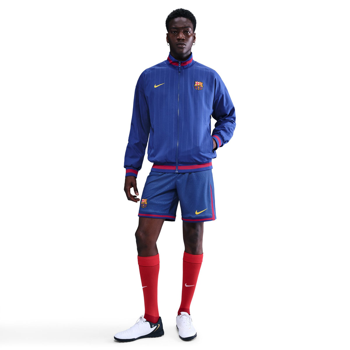 FC Barcelona 2025/26 Strike Home Soccer Anthem Jacket