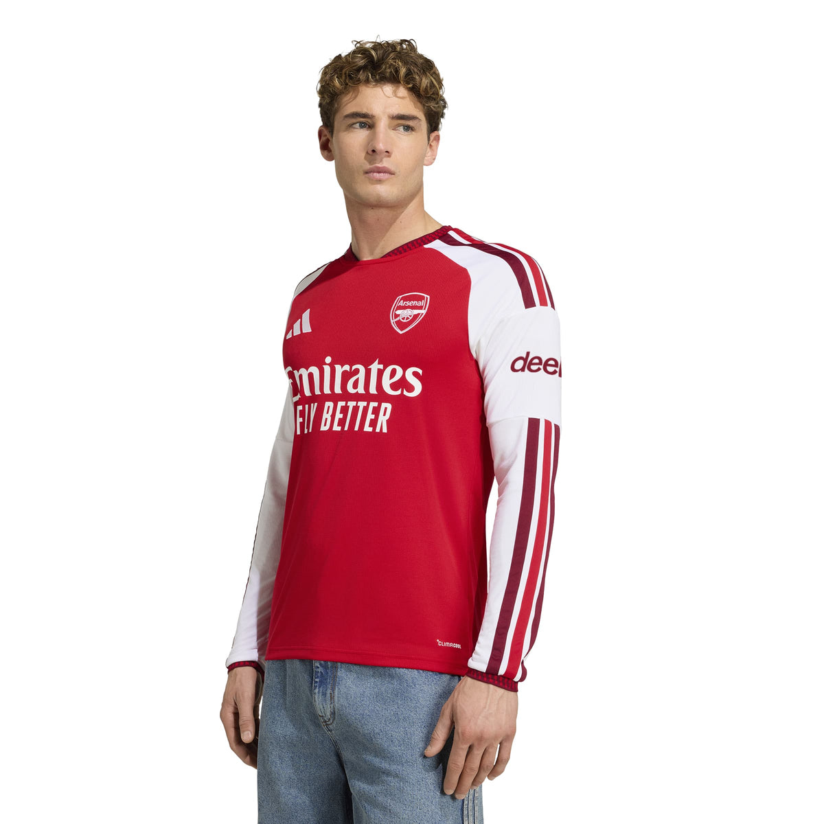 Men’s Arsenal 2026/27 Long Sleeve Replica Home Jersey