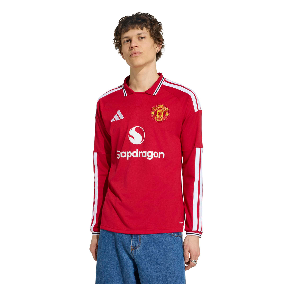 Men’s Manchester United 2026/27 Long Sleeve Replica Home Jersey