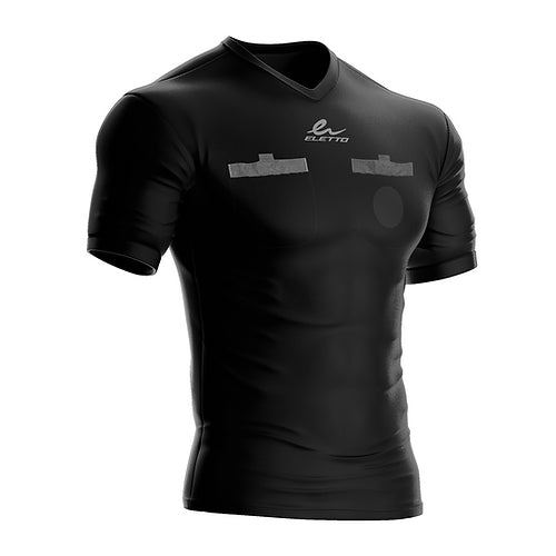 Youth Black Caution Referee Jersey
