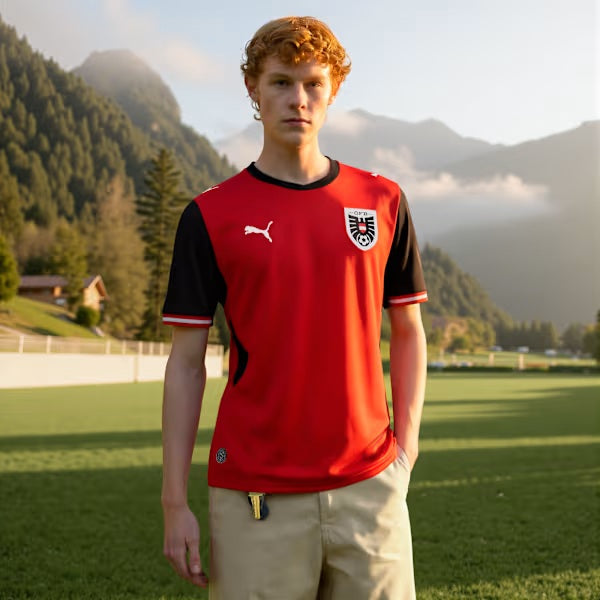 Men's Austria 26 Replica Home Jersey