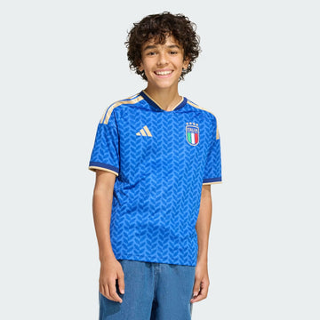 Italy 26 Youth Replica Home Jersey