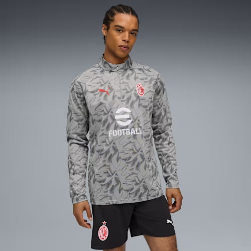 AC Milan 2025/26 Pre-Match Quarter-Zip Top