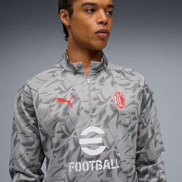 AC Milan 2025/26 Pre-Match Quarter-Zip Top