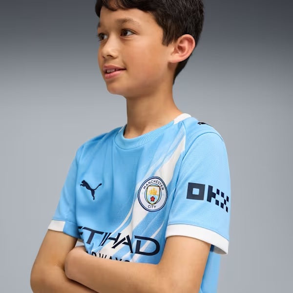 Manchester City FC 2025/26 Youth Home Jersey