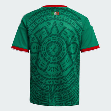 Mexico 26 Youth Replica Home Jersey