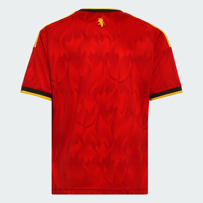 Belgium 26 Youth Replica Home Jersey
