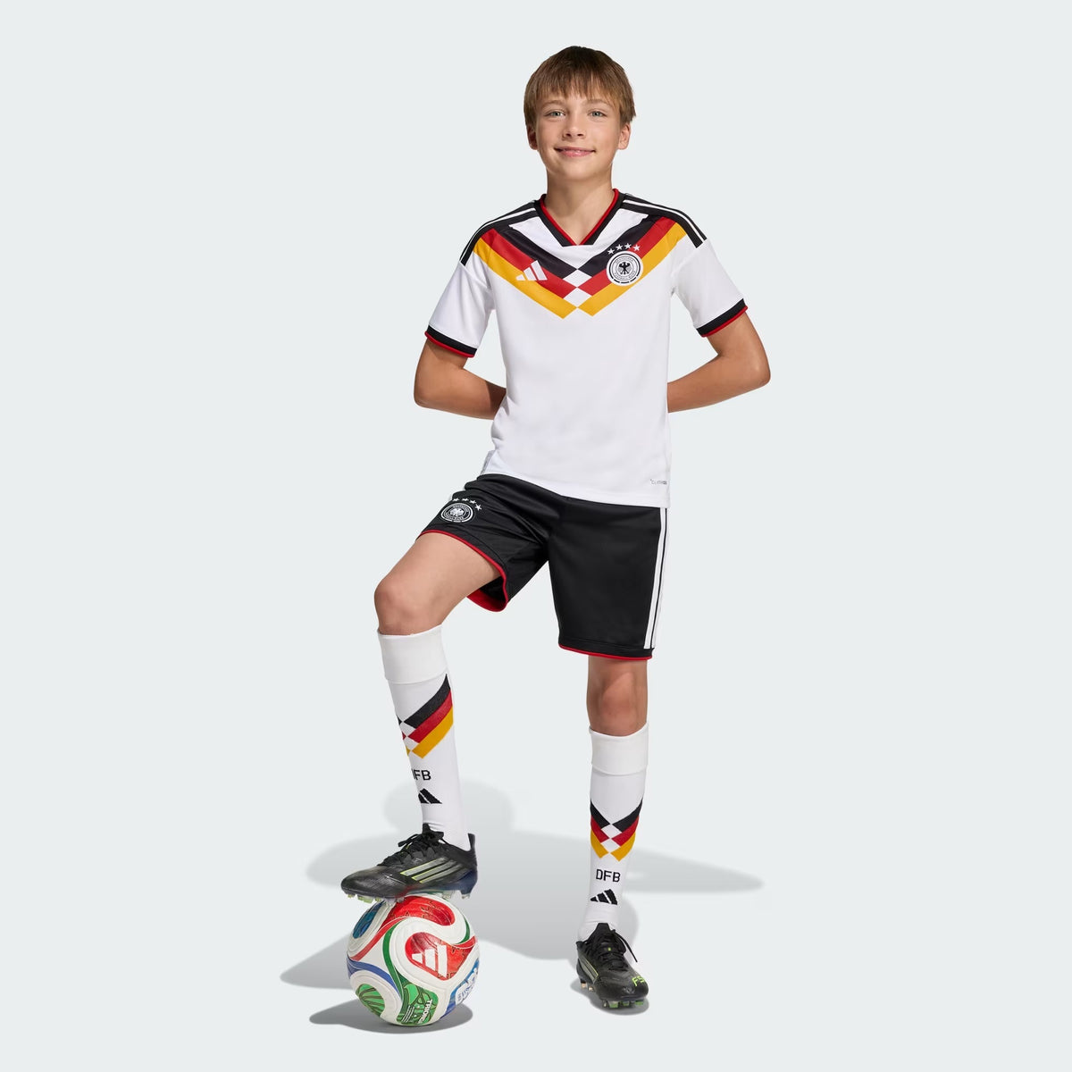 Germany 26 Youth Replica Home Jersey