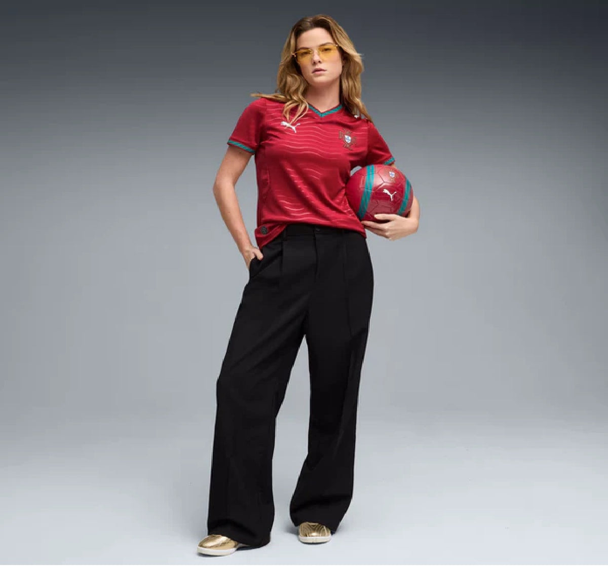 Portugal 26 Replica Women Home Jersey