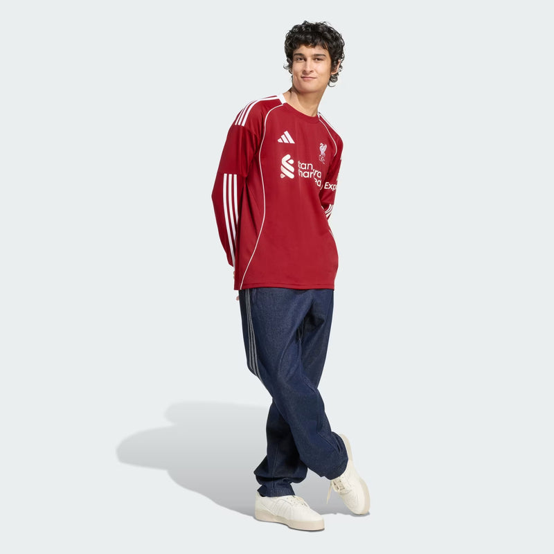 Liverpool FC 2025/26 Long Sleeve Replica Home Jersey