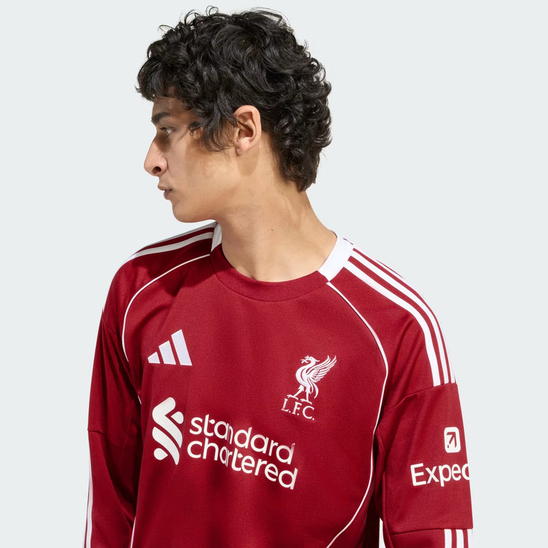 Liverpool FC 2025/26 Long Sleeve Replica Home Jersey