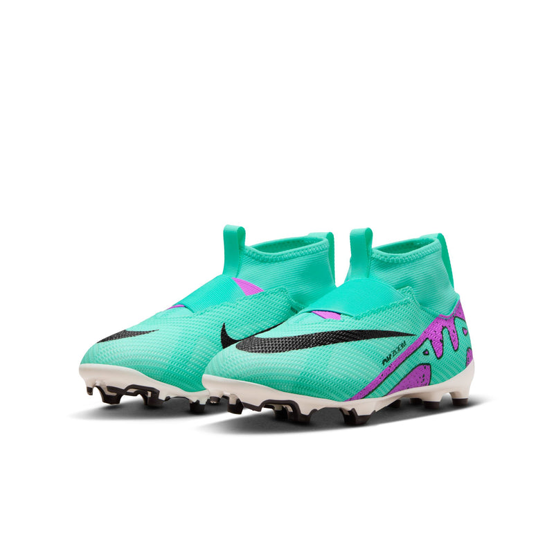 JR ZOOM Superfly 9 Pro Firm Ground Soccer Boots - Peak Ready Pack