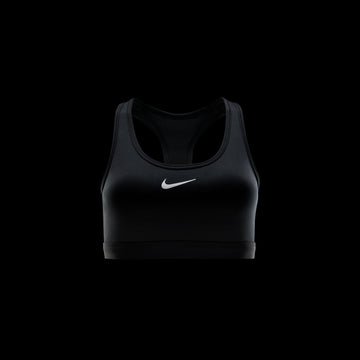 Nike Swoosh Medium Support Padded Sports Bra - Black