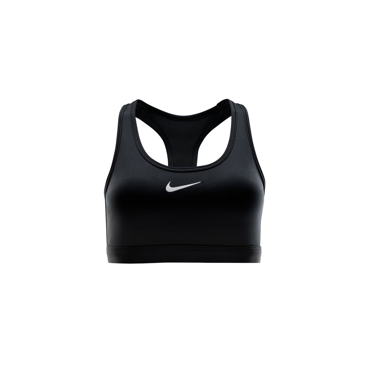 Nike Swoosh Medium Support Padded Sports Bra - Black
