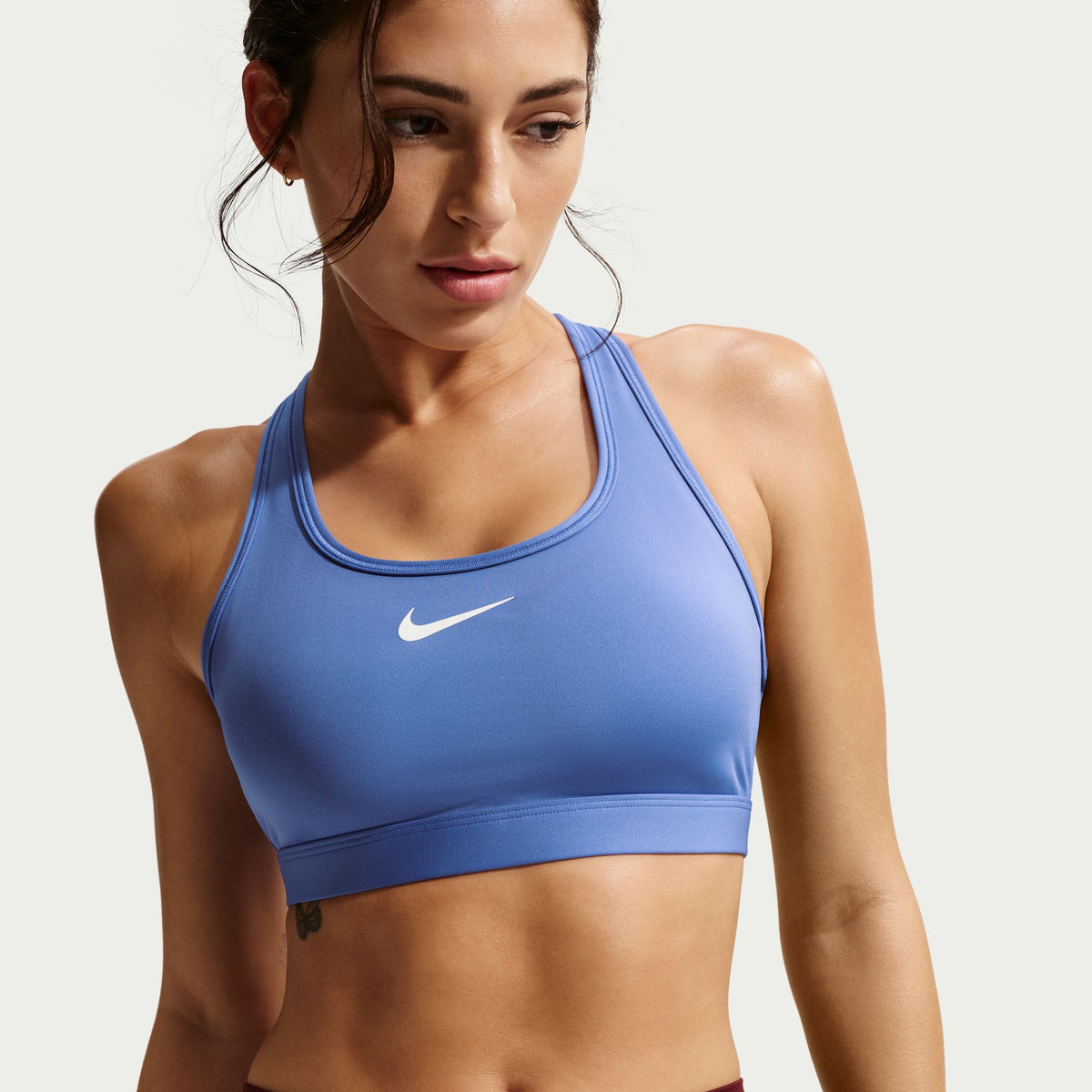 Nike Swoosh Medium Support Padded Sports Bra - Sapphire
