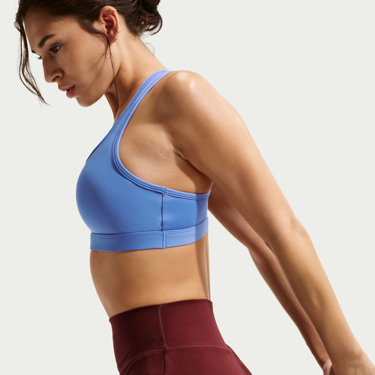 Nike Swoosh Medium Support Padded Sports Bra - Sapphire