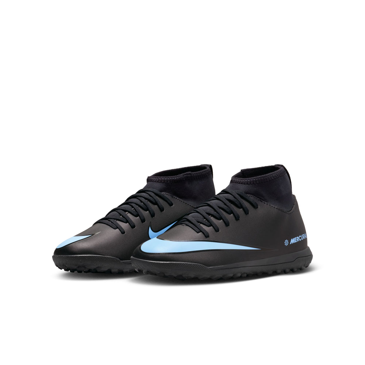 JR Superfly 10 Club Turf Soccer Boots - Black Pack 2025