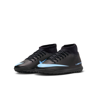 JR Superfly 10 Club Turf Soccer Boots - Black Pack 2025