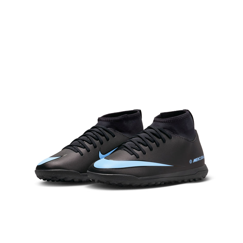 JR Superfly 10 Club Turf Soccer Boots - Black Pack 2025