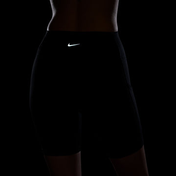 Nike One Women's High-Waisted 8" Biker Shorts with Pockets