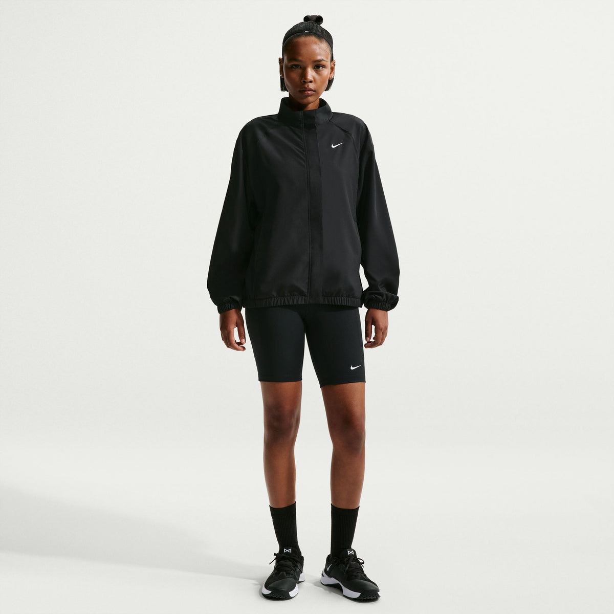 Nike One Women's High-Waisted 8" Biker Shorts with Pockets