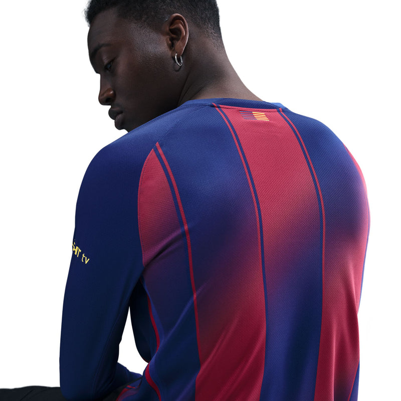 FC Barcelona 2025/26 Long Sleeve Stadium Home Jersey