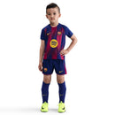 FC Barcelona 2025/26 Little Kid Home 3-Piece Kit