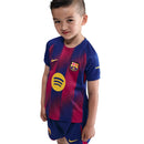 FC Barcelona 2025/26 Little Kid Home 3-Piece Kit