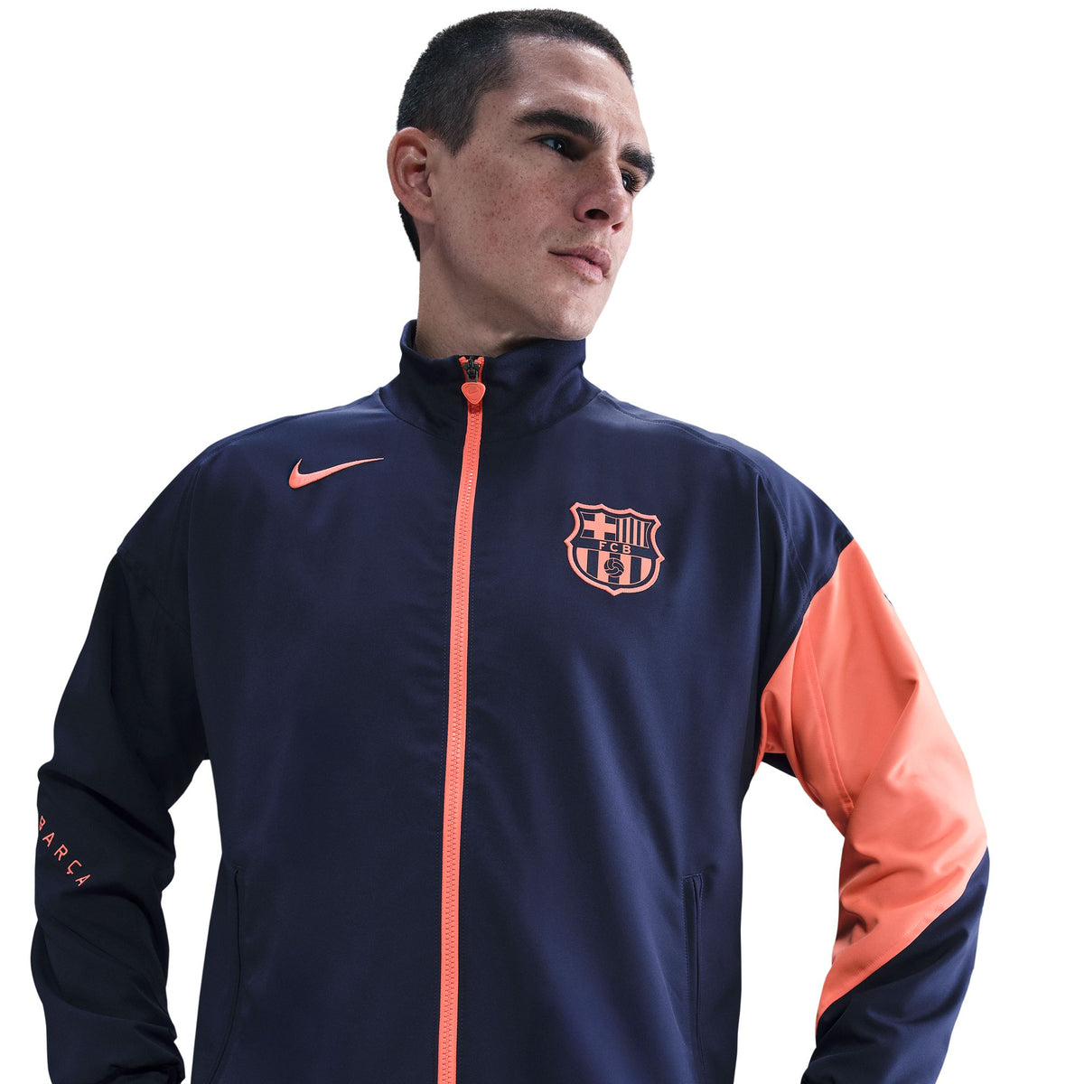 FC Barcelona 2025/26 Strike Third Soccer Anthem Jacket
