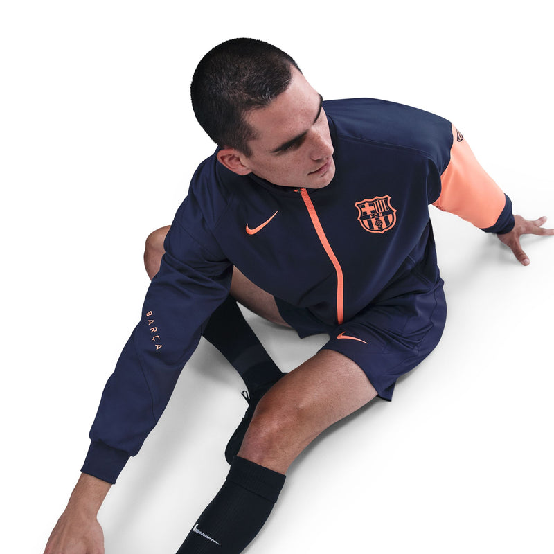 FC Barcelona 2025/26 Strike Third Soccer Anthem Jacket