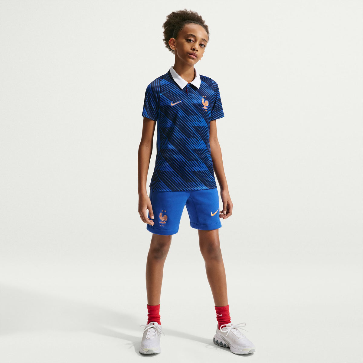 Youth France 26 Home Stadium Jersey