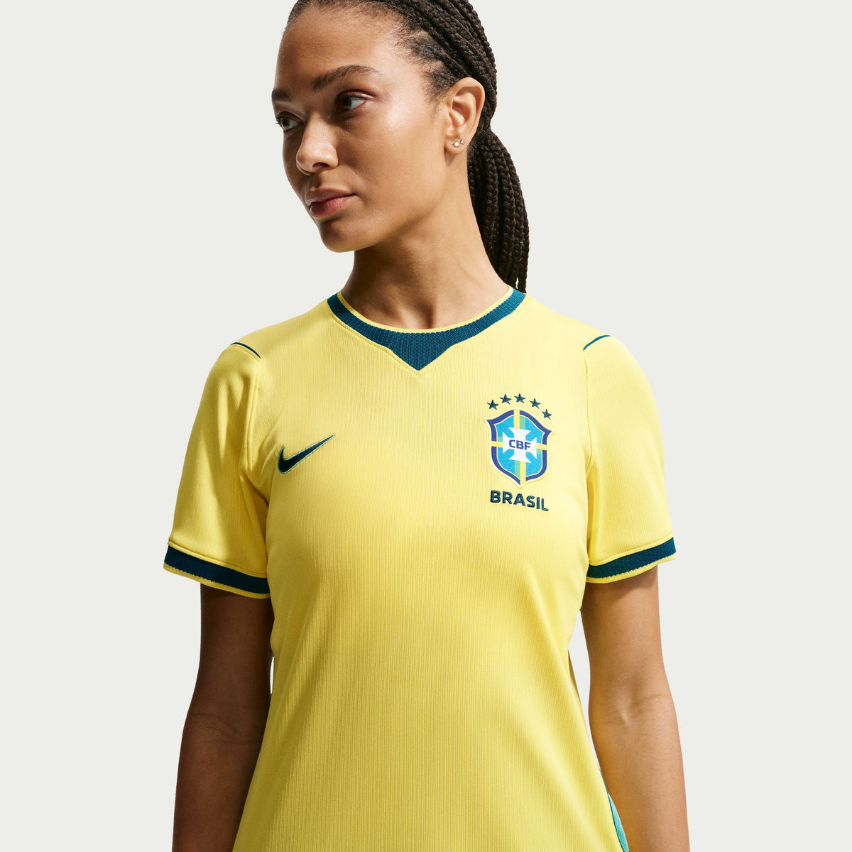Women's Brazil 26 Home Stadium Jersey