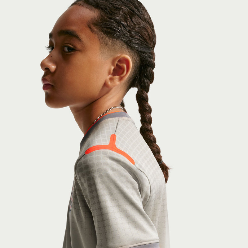 England x Palace Big Kids' Short-Sleeve Soccer Top