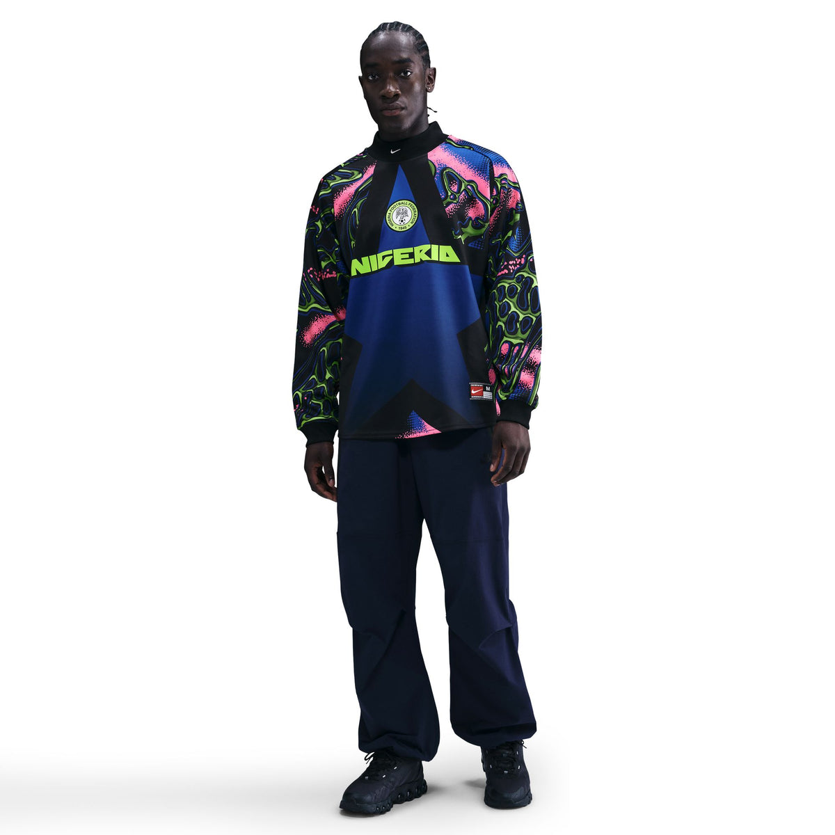 Nigeria Authentic Goalkeeper Men's Nike Soccer Jersey