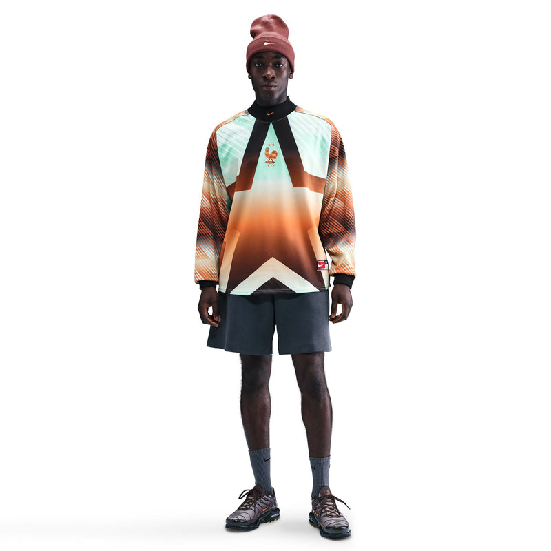 France Authentic Goalkeeper Men's Nike Soccer Jersey