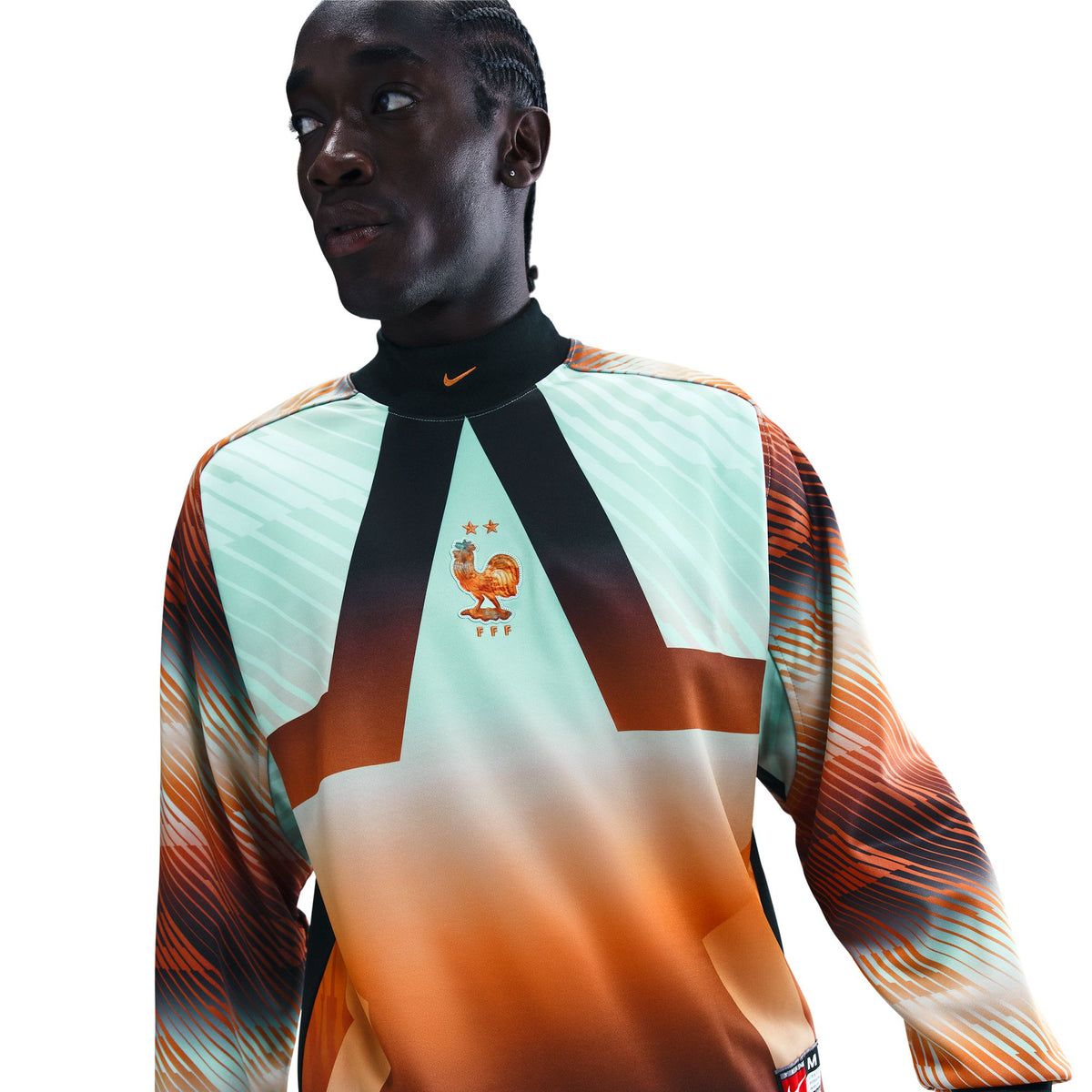France Authentic Goalkeeper Men's Nike Soccer Jersey