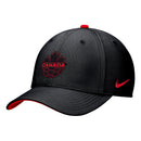 Canada 26 Soccer Rise Swoosh Flex Hat - Black