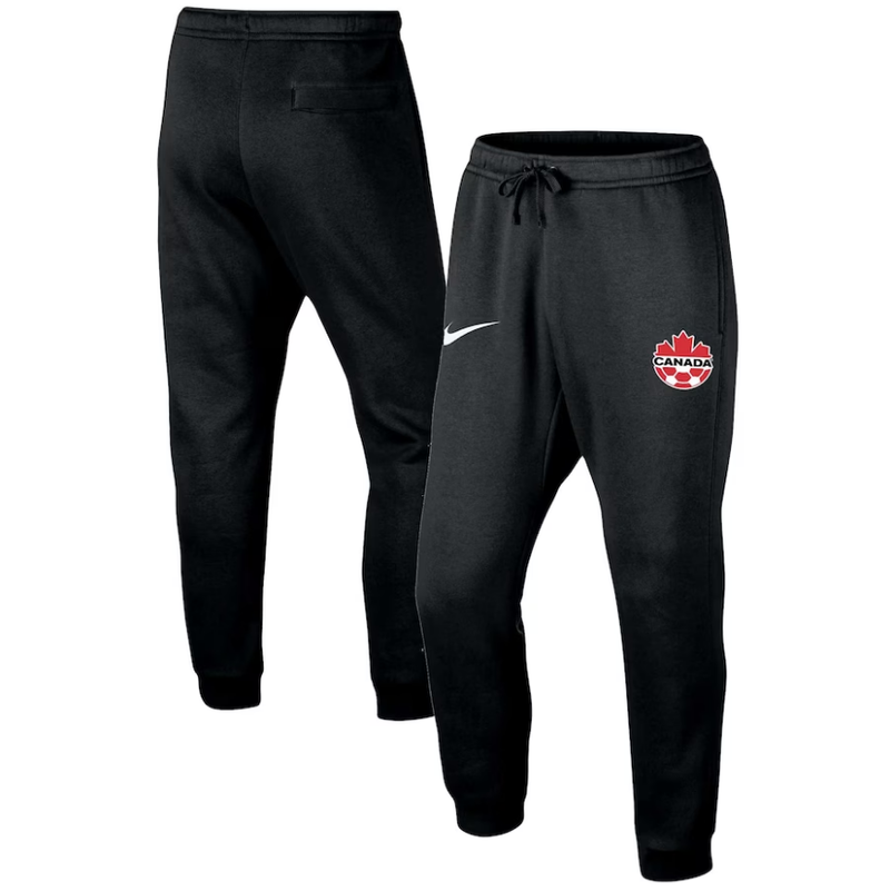 Men's Nike Black Canada Soccer Club Fleece Jogger Pants