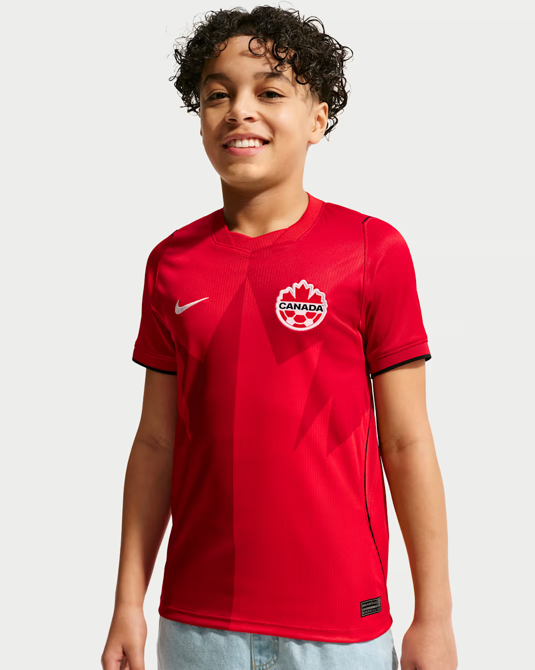 Youth Canada 26 Home Stadium Jersey