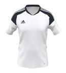 Youth miCondivo 22 Jersey - White w/ Navy Sleeves