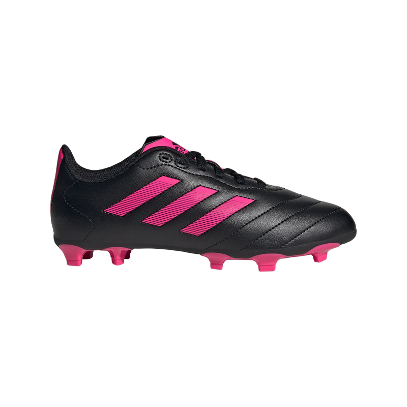 JR Goletto VIII Firm Ground Soccer Boots - Black/Pink