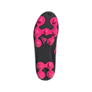 JR Goletto VIII Firm Ground Soccer Boots - Black/Pink