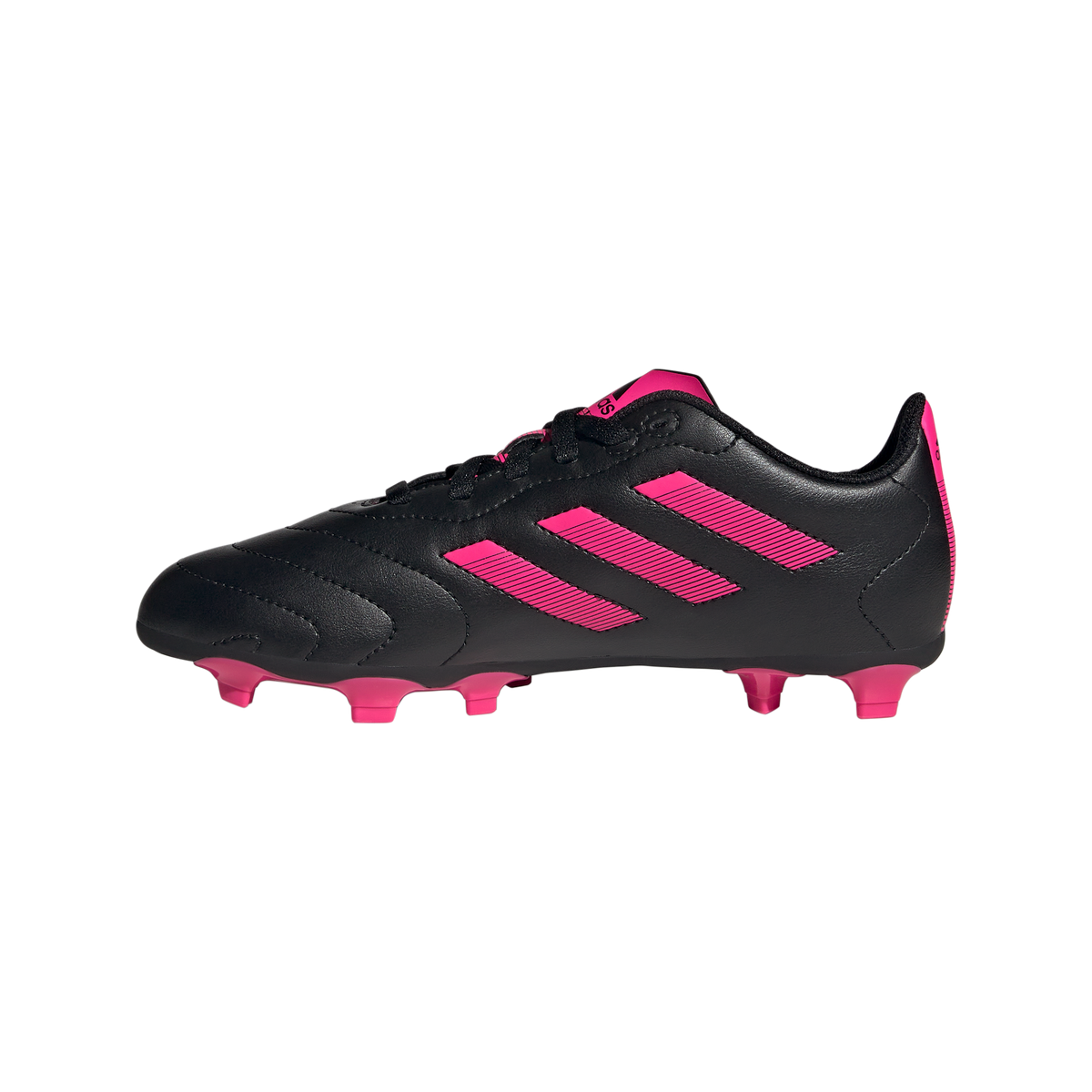 JR Goletto VIII Firm Ground Soccer Boots - Black/Pink