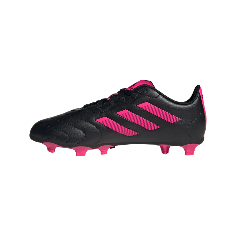 JR Goletto VIII Firm Ground Soccer Boots - Black/Pink