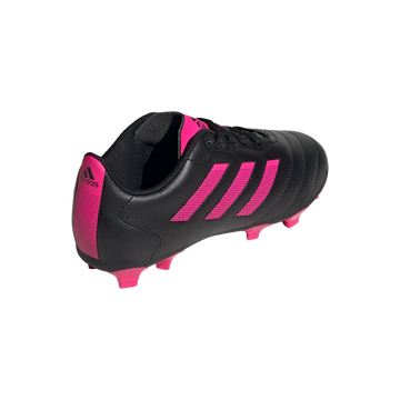 JR Goletto VIII Firm Ground Soccer Boots - Black/Pink
