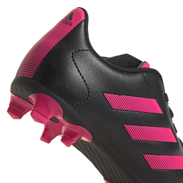 JR Goletto VIII Firm Ground Soccer Boots - Black/Pink