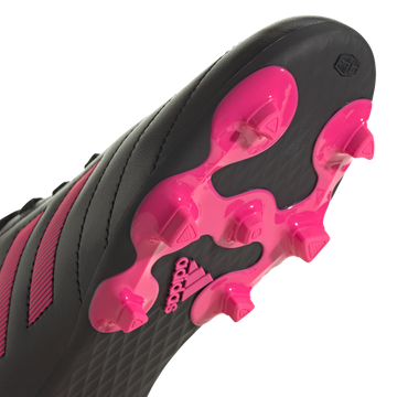 JR Goletto VIII Firm Ground Soccer Boots - Black/Pink