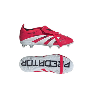 JR Predator Elite Fold-Over Tongue Firm Ground Soccer Boots - Pure Victory Pack