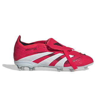 JR Predator Elite Fold-Over Tongue Firm Ground Soccer Boots - Pure Victory Pack