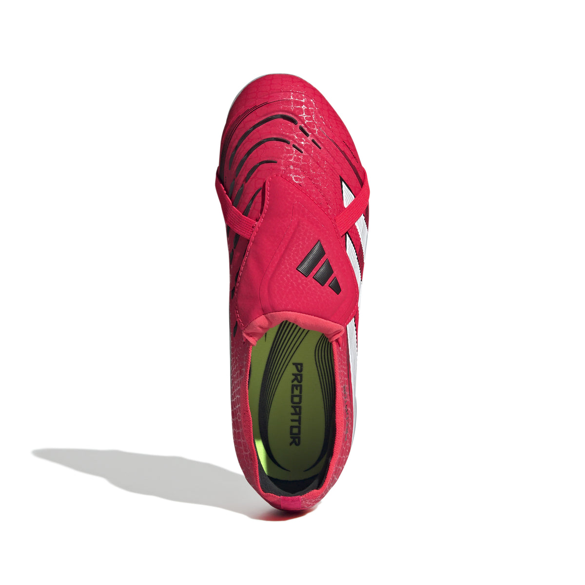 JR Predator Elite Fold-Over Tongue Firm Ground Soccer Boots - Pure Victory Pack